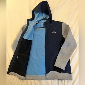 Navy & Grey North Face jacket